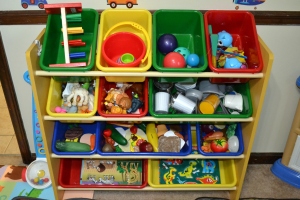 These toys plus books and stuffed animals are what they have available without asking.
